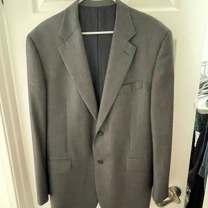 Gorgeous Men's Barneys New York Gray Virgin Wool Blazer Size 44R
